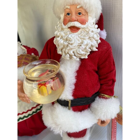 Clothtique Possible Dreams Backpack Santa , Lilian Vernon Figurine - Picture 10 of 10